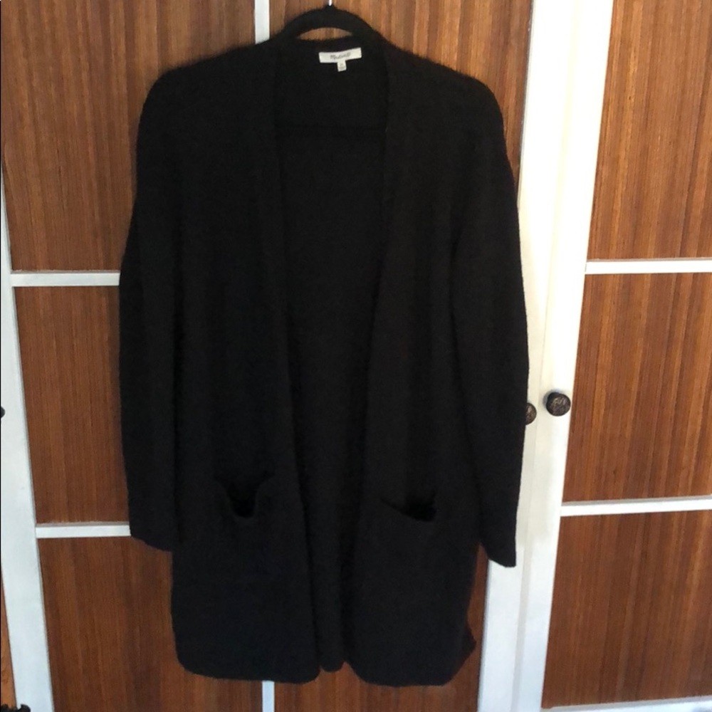 Madewell Black Wool Cardigan